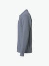 Clique Basic Polo Sweater - Grijsmelange Polosweater Clique