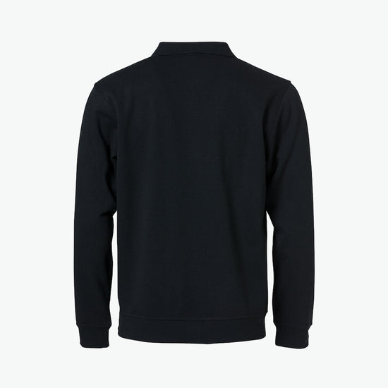 Clique Basic Polo Sweater - Zwart Polosweater Clique