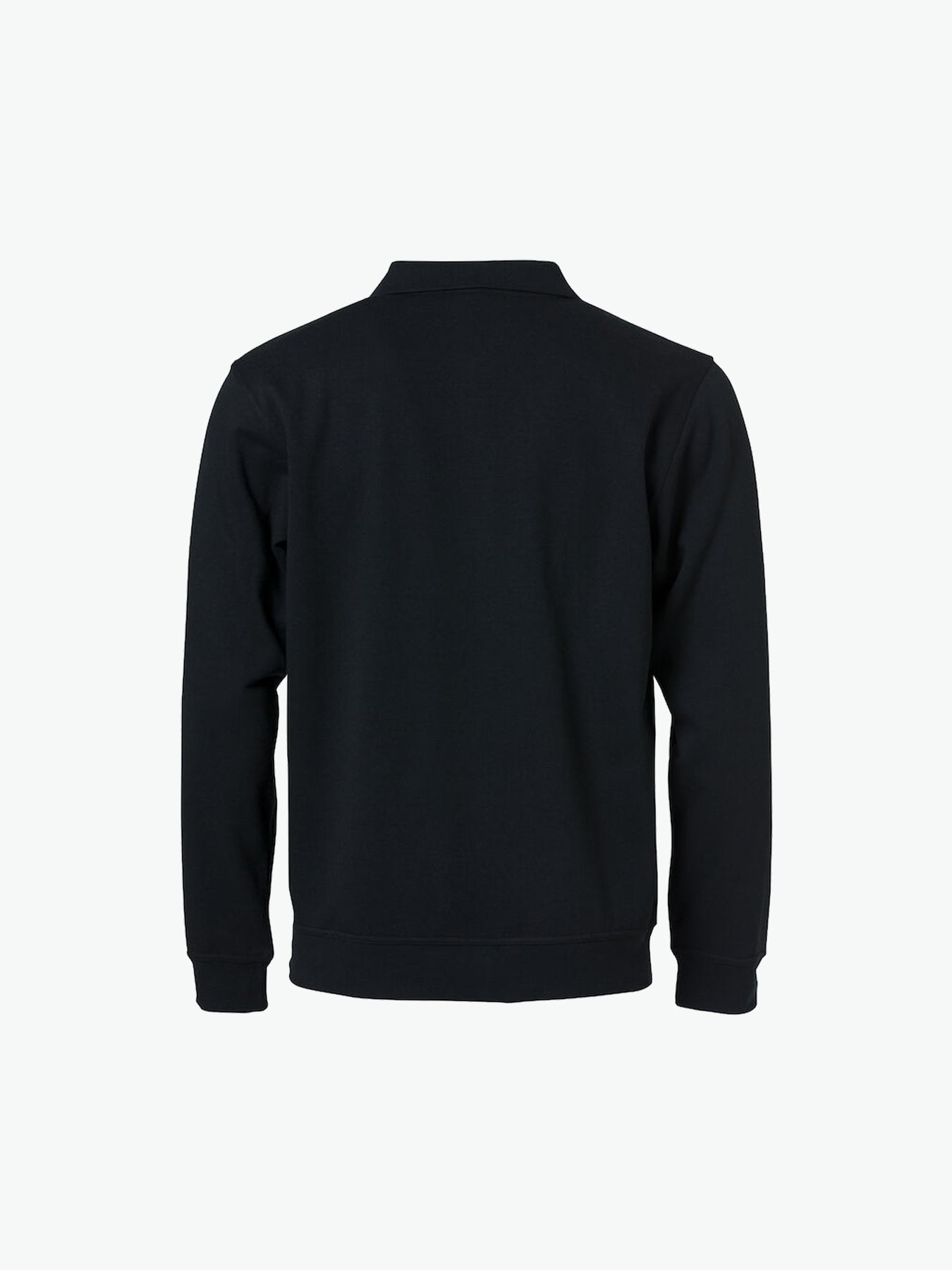 Clique Basic Polo Sweater - Zwart Polosweater Clique