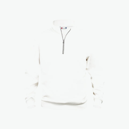 Clique Basic Half Zip - Wit Sweater Clique XS