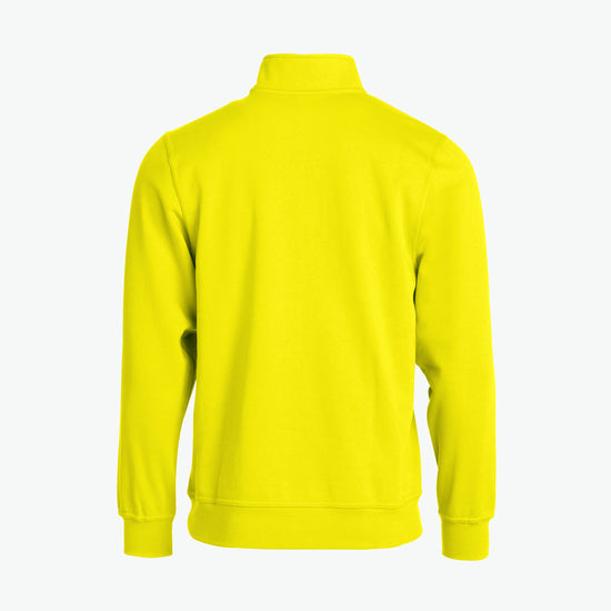 Clique Basic Half Zip - Signaalgeel Sweater Clique