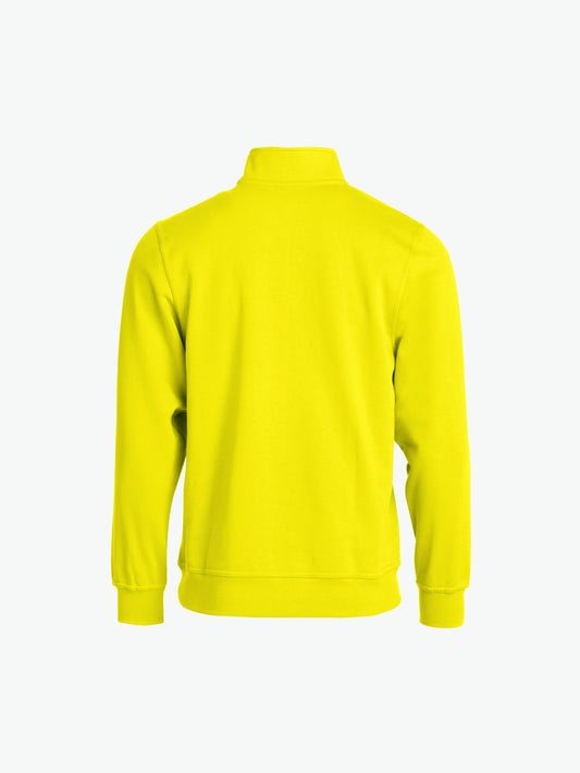 Clique Basic Half Zip - Signaalgeel Sweater Clique
