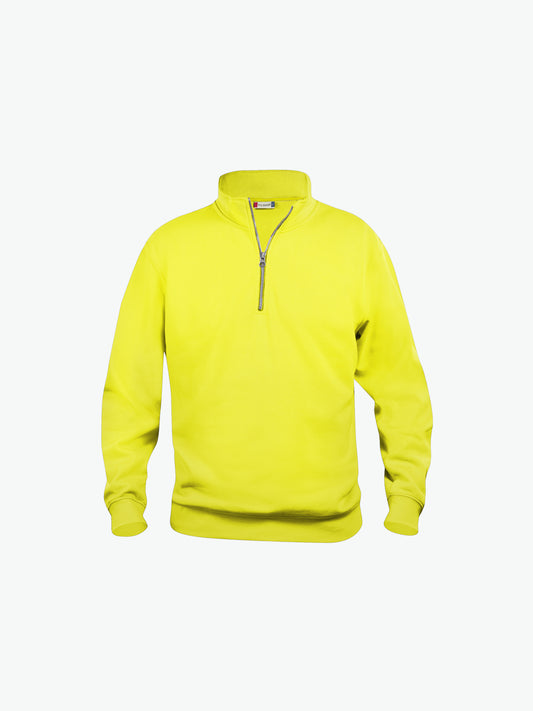 Clique Basic Half Zip - Signaalgeel Sweater Clique XS