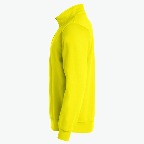 Clique Basic Half Zip - Signaalgeel Sweater Clique