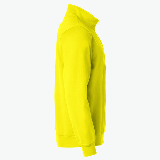 Clique Basic Half Zip - Signaalgeel Sweater Clique