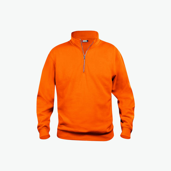 Clique Basic Half Zip - Signaaloranje Sweater Clique XS