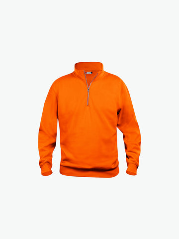 Clique Basic Half Zip - Signaaloranje Sweater Clique XS