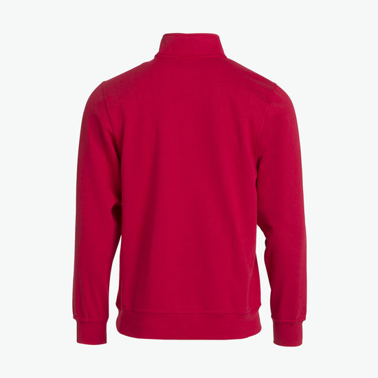 Clique Basic Half Zip - Rood Sweater Clique