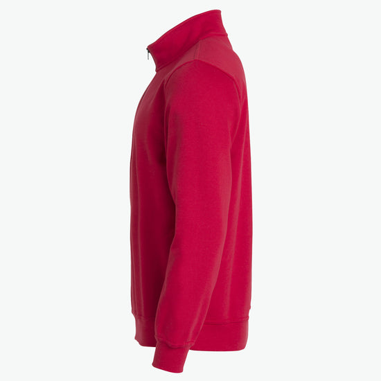Clique Basic Half Zip - Rood Sweater Clique