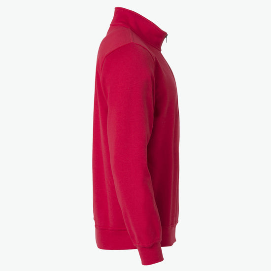 Clique Basic Half Zip - Rood Sweater Clique