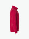 Clique Basic Half Zip - Rood Sweater Clique