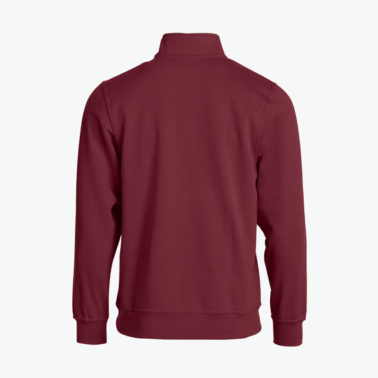 Clique Basic Half Zip - Bordeaux Sweater Clique