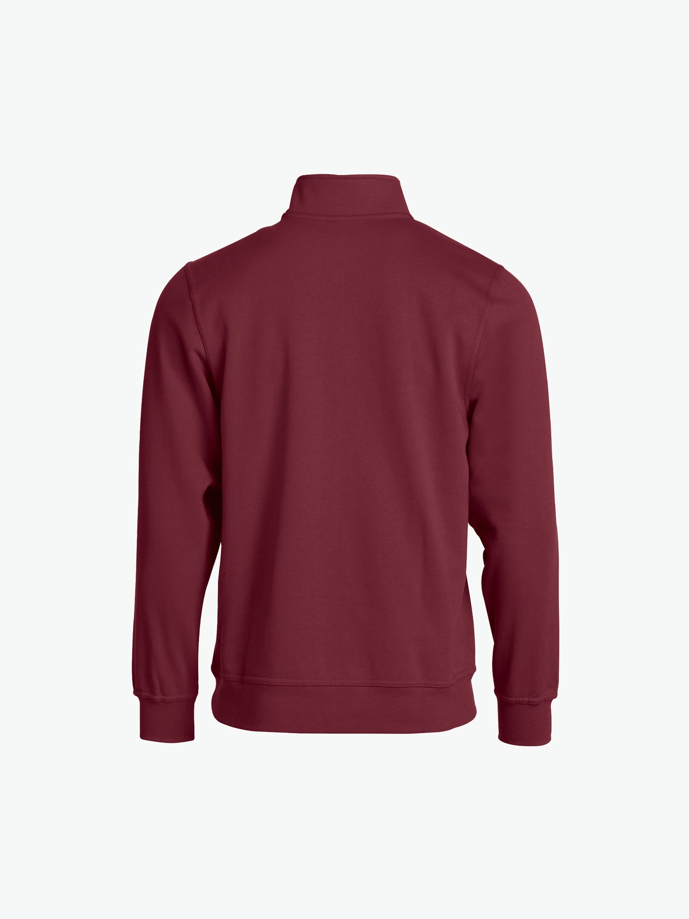 Clique Basic Half Zip - Bordeaux Sweater Clique