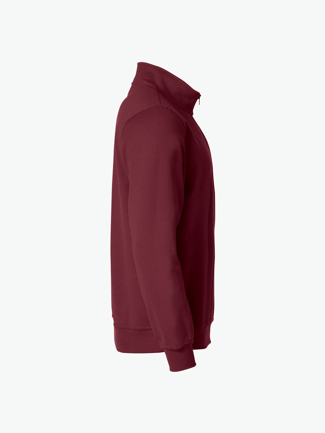 Clique Basic Half Zip - Bordeaux Sweater Clique