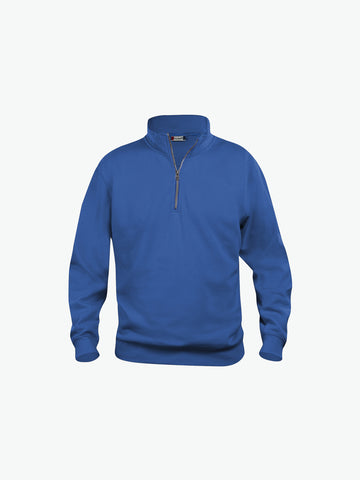 Clique Basic Half Zip - Kobalt Sweater Clique XS