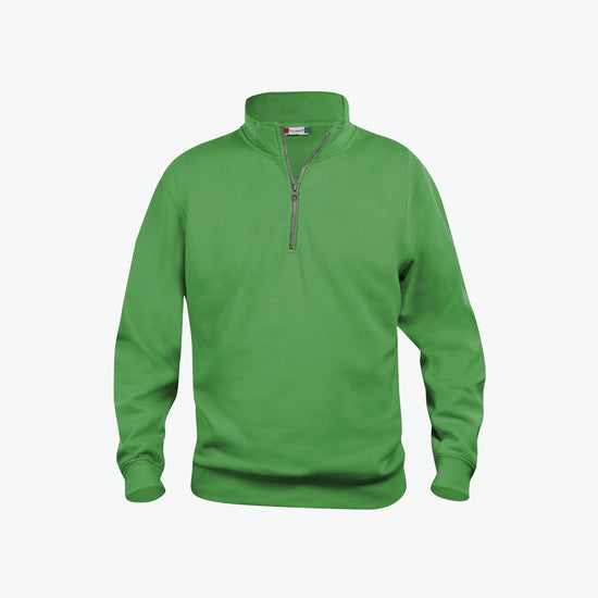 Clique Basic Half Zip - Appelgroen Sweater Clique XS