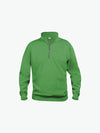 Clique Basic Half Zip - Appelgroen Sweater Clique XS