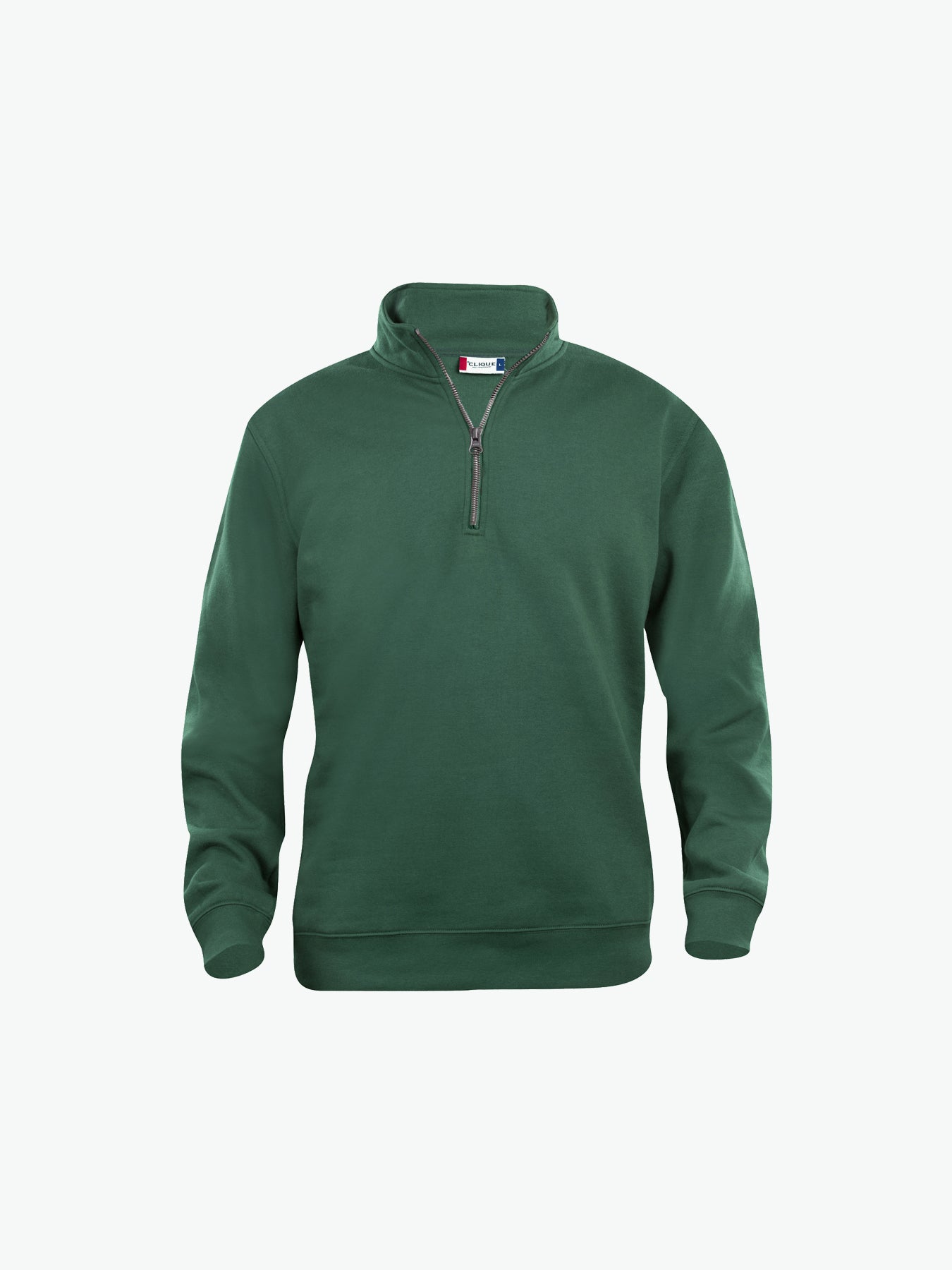 Clique Basic Half Zip - Flessengroen Sweater Clique XS