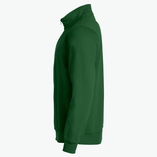 Clique Basic Half Zip - Flessengroen Sweater Clique