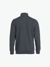 Clique Basic Half Zip - Antraciet Melange Sweater Clique