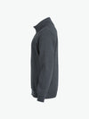 Clique Basic Half Zip - Antraciet Melange Sweater Clique