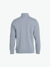 Clique Basic Half Zip - Grijsmelange Sweater Clique