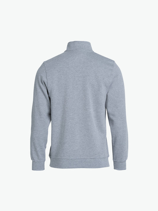 Clique Basic Half Zip - Grijsmelange Sweater Clique
