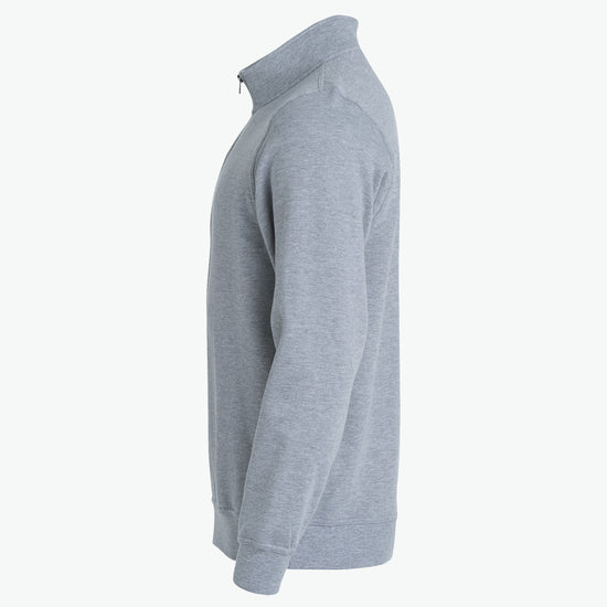 Clique Basic Half Zip - Grijsmelange Sweater Clique