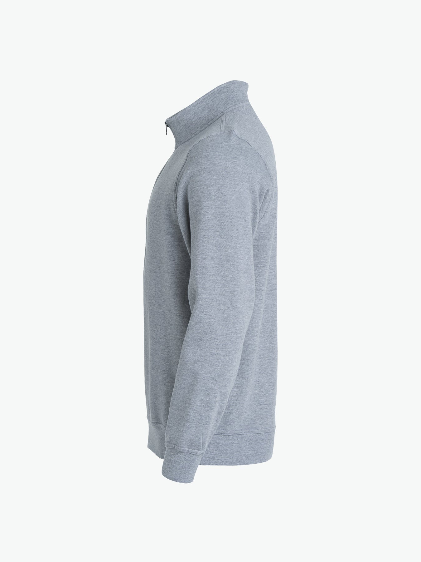 Clique Basic Half Zip - Grijsmelange Sweater Clique