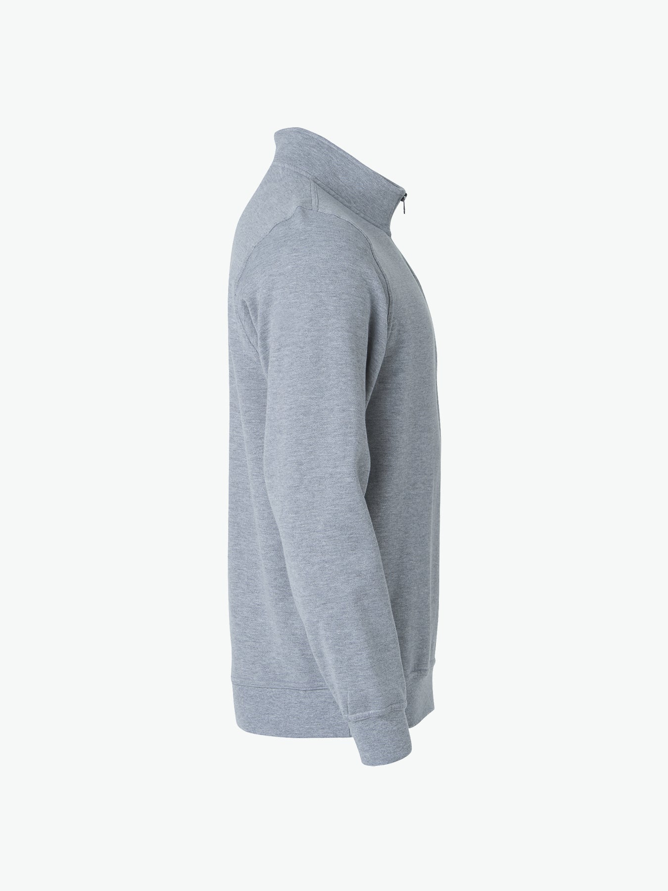 Clique Basic Half Zip - Grijsmelange Sweater Clique