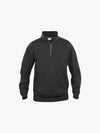 Clique Basic Half Zip - Zwart Sweater Clique XS