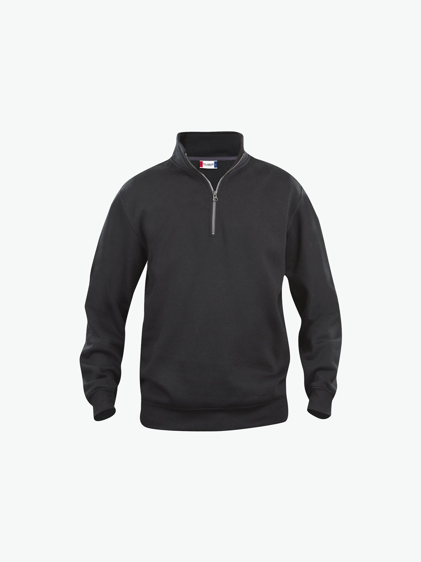 Clique Basic Half Zip - Zwart Sweater Clique XS