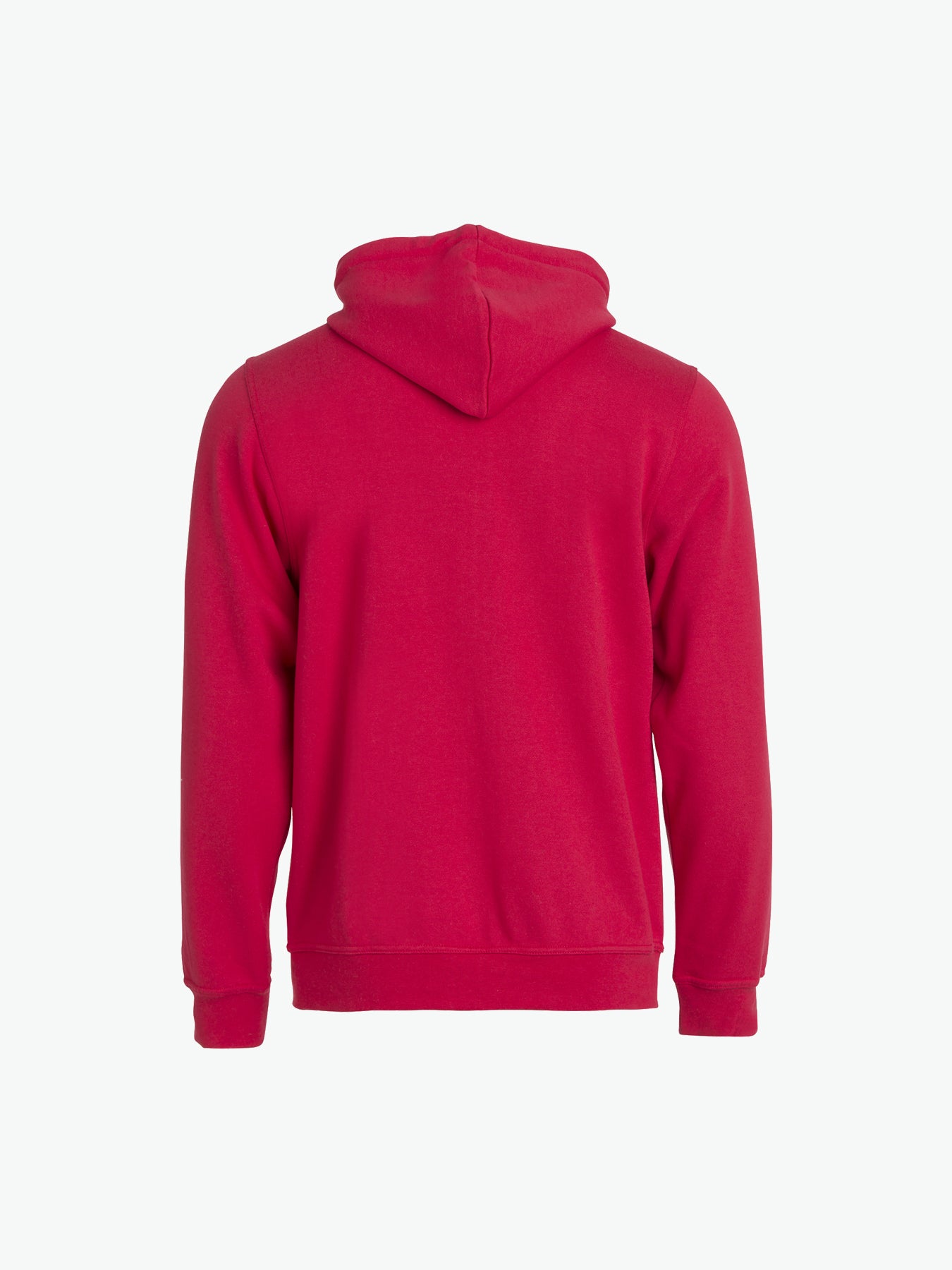 Clique Basic Hoody Full Zip - Rood Hoodie Clique