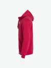 Clique Basic Hoody Full Zip - Rood Hoodie Clique