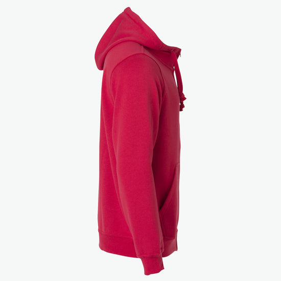 Clique Basic Hoody Full Zip - Rood Hoodie Clique