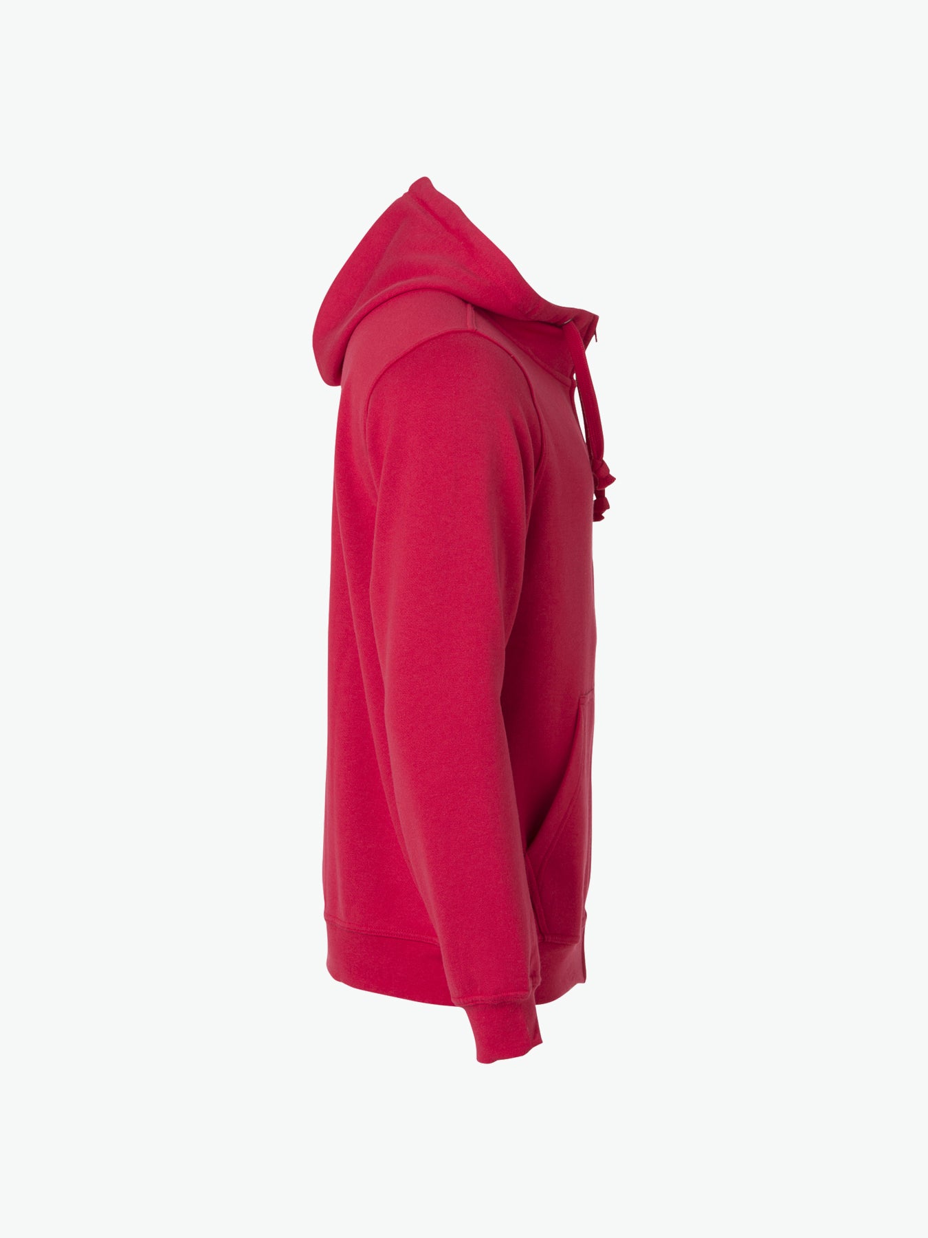 Clique Basic Hoody Full Zip - Rood Hoodie Clique