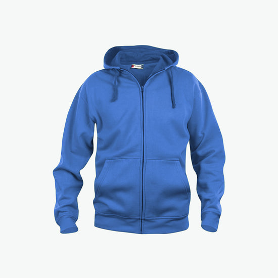 Clique Basic Hoody Full Zip - Kobalt Hoodie Clique XS