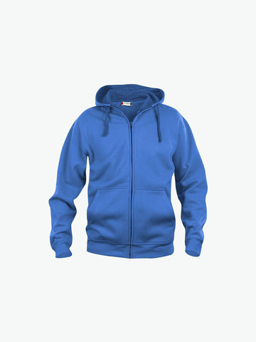 Clique Basic Hoody Full Zip - Kobalt Hoodie Clique XS