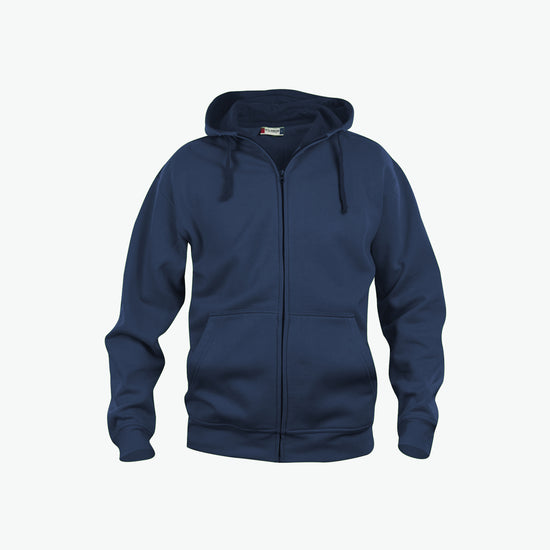 Clique Basic Hoody Full Zip - Dark Navy Hoodie Clique XS
