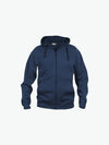 Clique Basic Hoody Full Zip - Dark Navy Hoodie Clique XS