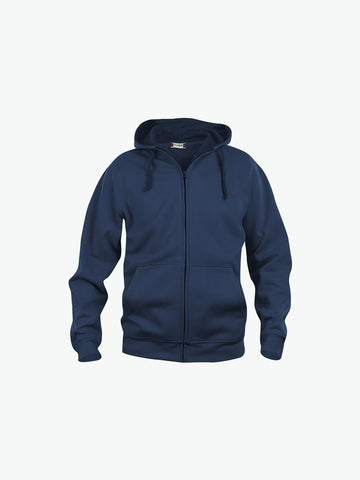 Clique Basic Hoody Full Zip - Dark Navy Hoodie Clique XS