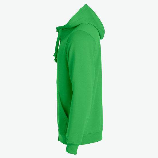Clique Basic Hoody Full Zip - Appelgroen Hoodie Clique