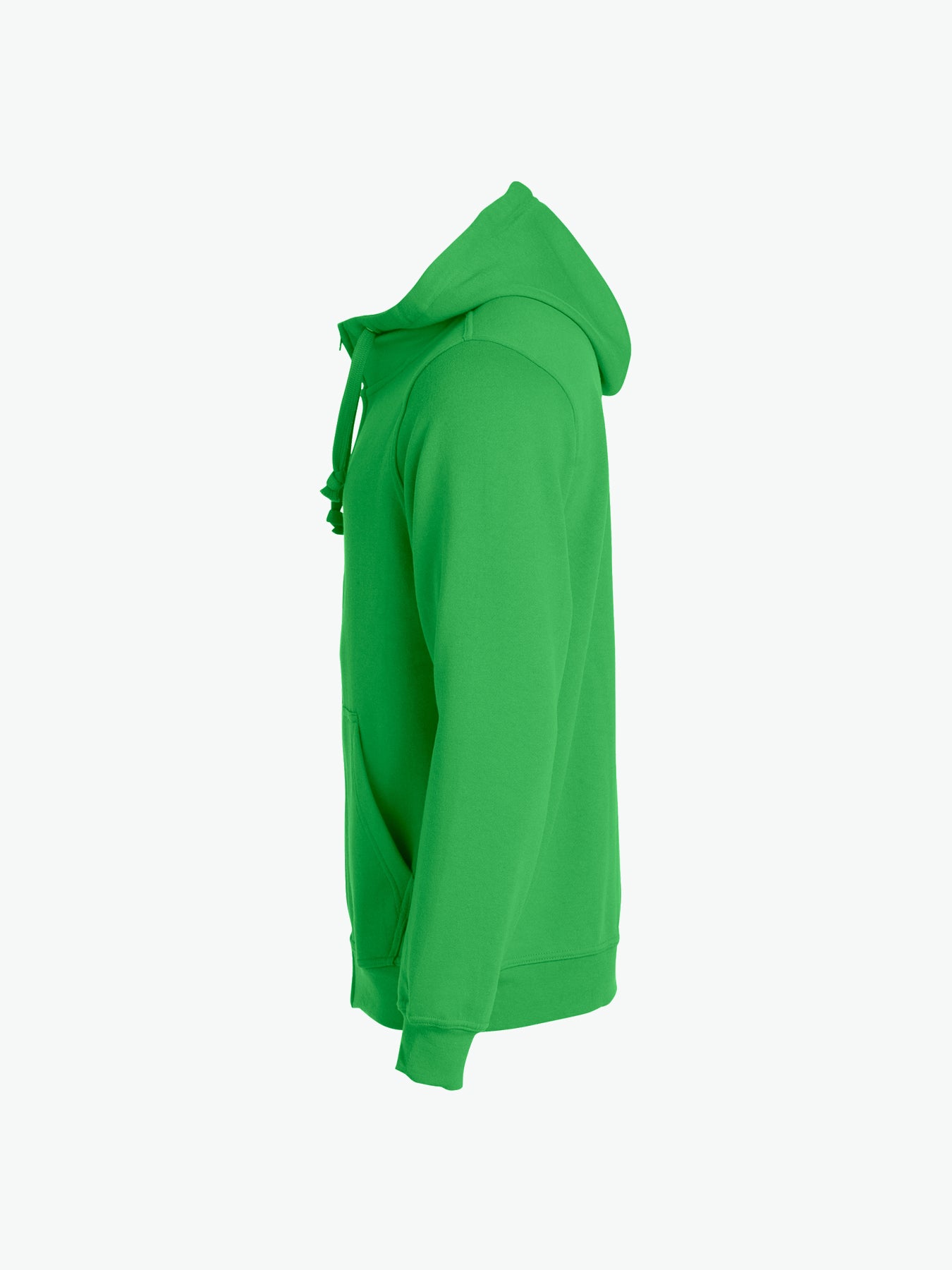 Clique Basic Hoody Full Zip - Appelgroen Hoodie Clique