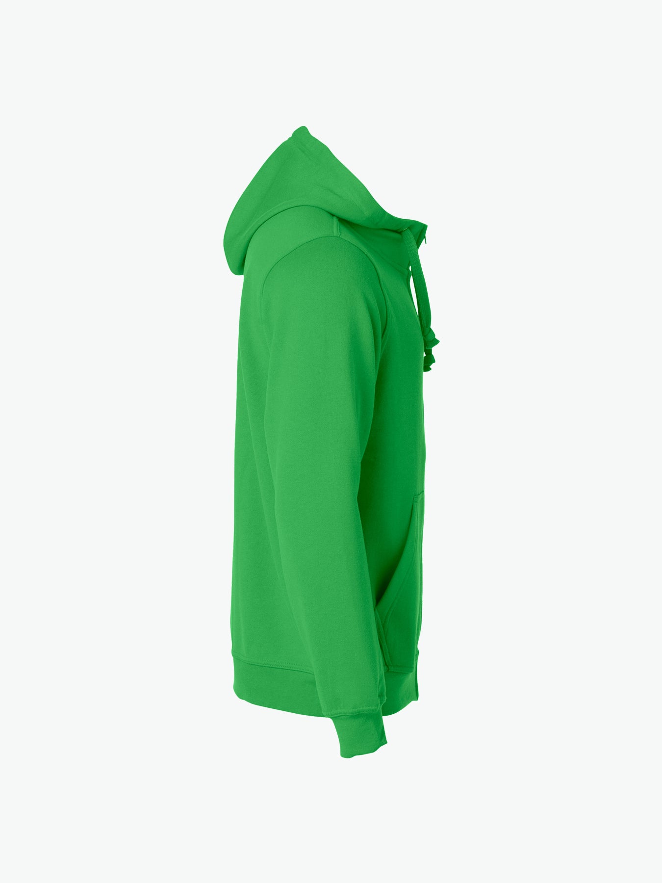 Clique Basic Hoody Full Zip - Appelgroen Hoodie Clique