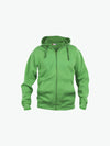 Clique Basic Hoody Full Zip - Appelgroen Hoodie Clique XS