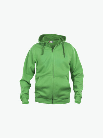 Clique Basic Hoody Full Zip - Appelgroen Hoodie Clique XS
