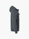 Clique Basic Hoody Full Zip - Antraciet Melange Hoodie Clique
