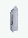 Clique Basic Hoody Full Zip - Grijsmelange Hoodie Clique