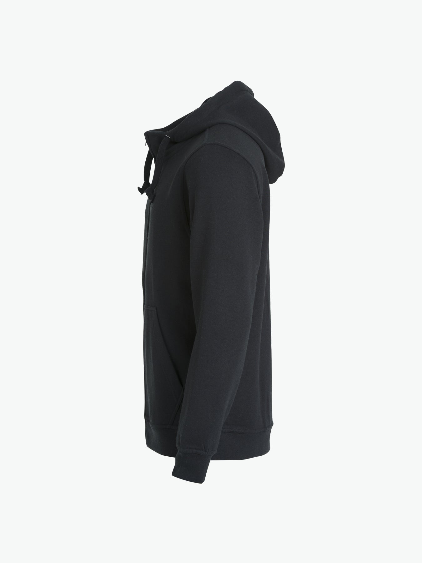 Clique Basic Hoody Full Zip - Zwart Hoodie Clique