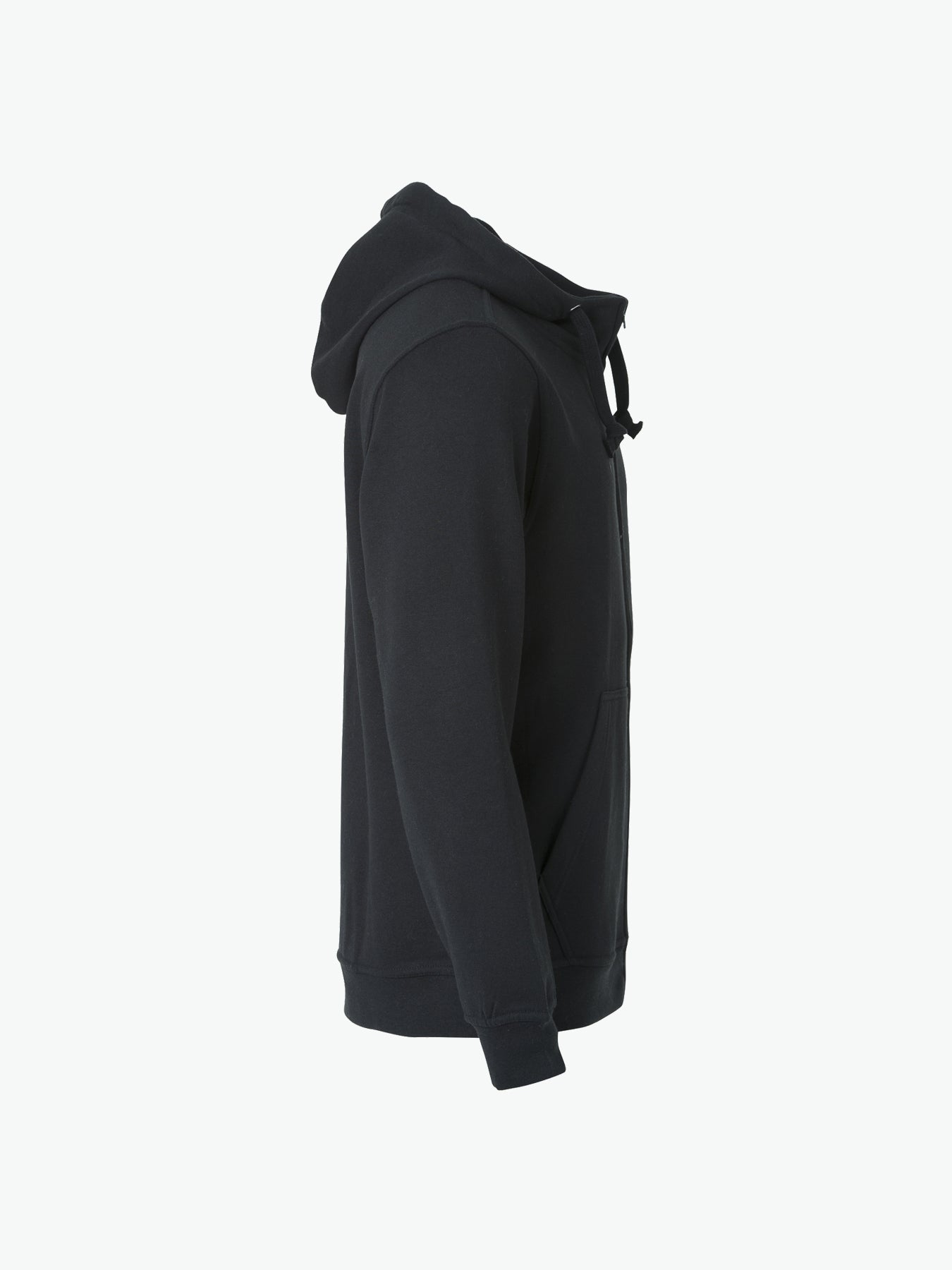 Clique Basic Hoody Full Zip - Zwart Hoodie Clique